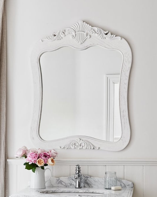 Paris Mirror - Antique White