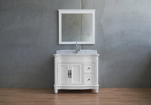 French Provincial Bathroom Vanity White Provence1000 tap