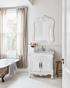 French Provincial Timber Marble Bathroom Vanity Paris_7