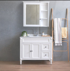Hamilton Mirror Cabinet 900 - White